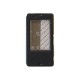 Pochette pour Sony Xperia Z3 simili-cuir noir fenêtre + film protection écran offert