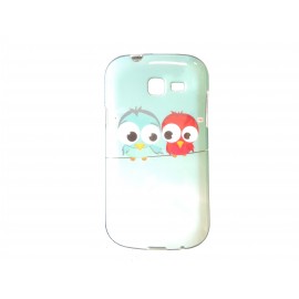 Coque TPU Samsung Galaxy Trend Lite S7390 oiseaux+ film protection écran offert