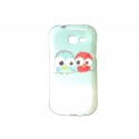 Coque TPU Samsung Galaxy Trend Lite S7390 oiseaux+ film protection écran offert