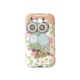 Coque TPU Samsung Galaxy Grand I9080 hibou saumon+ film protection écran offert