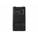 Pochette pour Sony Xperia Z2 simili-cuir noir + film protection écran offert