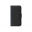 Pochette pour Samsung Galaxy Trend Lite S7390 simili-cuir noir + film protection écran