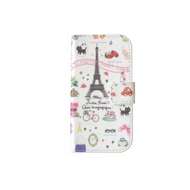 Pochette pour Samsung Galaxy Trend Lite S7390 Tour Eiffel + film protection écran