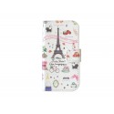 Pochette pour Samsung Galaxy Trend Lite S7390 Tour Eiffel + film protection écran