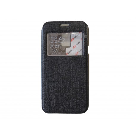 Pochette Inote pour Samsung Galaxy S5 Mini G800 noire+ film protection écran