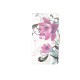 Pochette pour Samsung Galaxy Alpha G850 fleurs roses + film protection écran