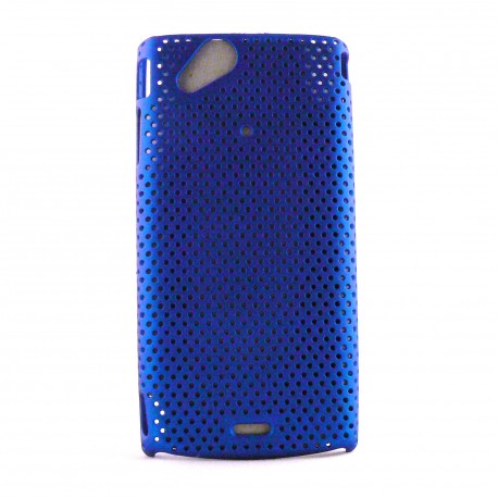 Coque rigide et mate pour Sony Ericsson  X12 Arc microperforee + film protection ecran offert