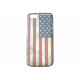 Coque TPU pour Iphone 5C Usa/Etats-Unis vintage + film protection écran