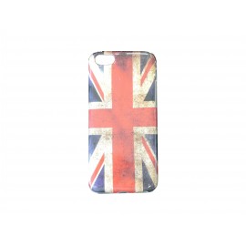Coque TPU pour Iphone 5C UK/Angleterre vintage + film protection écran