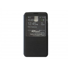 Pochette Inote pour Samsung Galaxy Note 3 N9000 noire + film verre trempé Incassable
