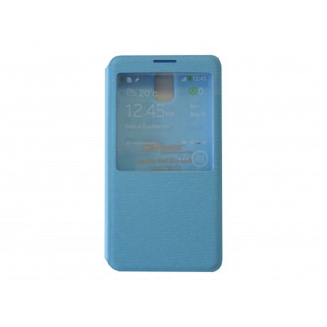 Pochette Inote pour Samsung Galaxy Note 3 N9000 bleue  + film verre trempé Incassable