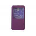 Pochette Inote pour Samsung Galaxy Note 3 N9000 violette  + film verre trempé Incassable