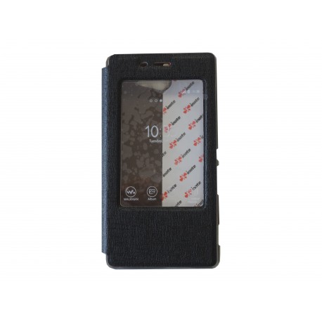 Pochette Inote pour Sony Xperia M2 noire + film protection écran