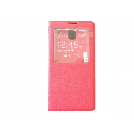 Pochette Inote pour Samsung Galaxy Note 4 N910 rouge + film protection écran