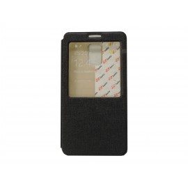 Pochette Inote pour Samsung Galaxy Note 4 N910 noire + film protection écran