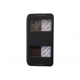 Pochette Inote pour HTC Desire 816 noire + film protection écran