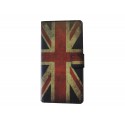 Pochette pour Wiko Highway drapeau UK/Angleterre + film protection écran