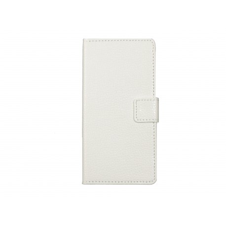 Pochette pour Wiko Highway blanche + film protection écran