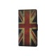 Pochette pour Wiko Wax drapeau Angleterre/UK + film protection écran