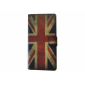 Pochette pour Wiko Wax drapeau Angleterre/UK + film protection écran