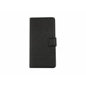 Pochette pour Wiko Wax noire + film protection écran