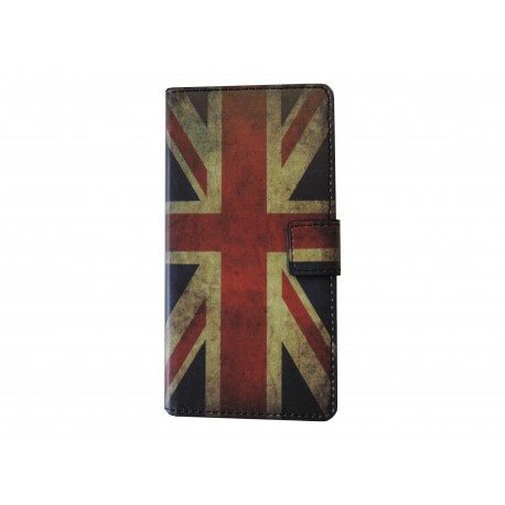 Pochette pour Wiko Getaway drapeau Angleterre/UK+ film protection écran