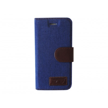 Pochette pour Iphone 6 jean bleu + film protection écran offert