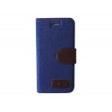 Pochette pour Iphone 6 jean bleu + film protection écran offert