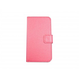 Pochette pour Samsung Galaxy Core Plus G350 rose + film protection écran offert