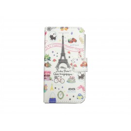 Pochette pour Samsung Galaxy Core Plus G350 Tour Eiffel Paris + film protection écran offert