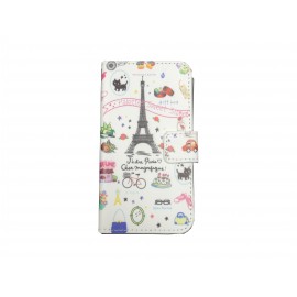 Pochette pour Samsung Galaxy Core Plus G350 Tour Eiffel Paris + film protection écran offert