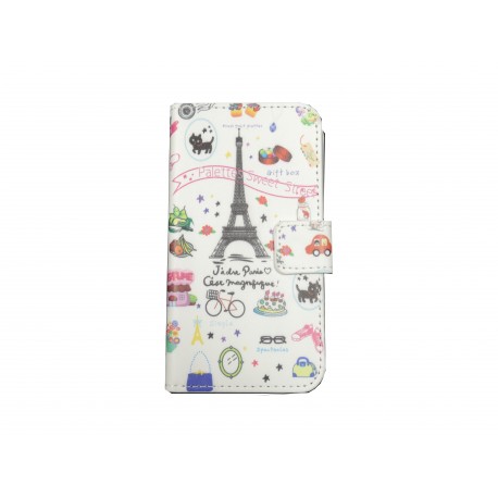 Pochette pour Samsung Galaxy Core Plus G350 Tour Eiffel Paris + film protection écran offert