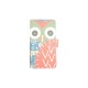 Pochette pour Samsung Galaxy Alpha G850 hibou rouge + film protection écran