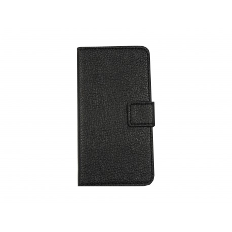 Pochette pour Samsung Galaxy Alpha G850 simili-cuir noir + film protection écran