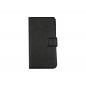 Pochette pour Samsung Galaxy Alpha G850 simili-cuir noir + film protection écran