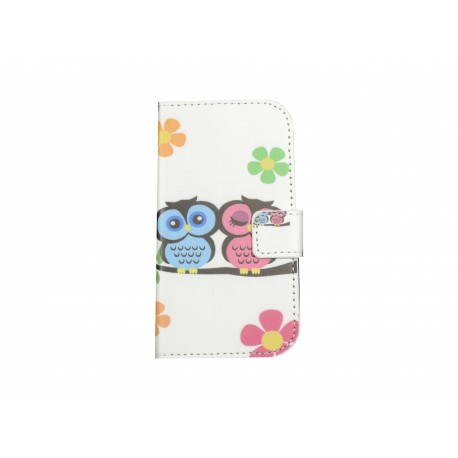 Pochette pour Samsung Galaxy Trend Lite S7390 hibou+ film protection écran