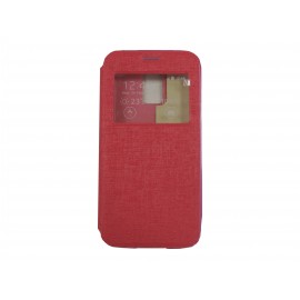 Pochette Inote pour Samsung Galaxy S5 Mini G800 rouge+ film protection écran