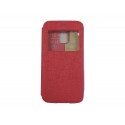 Pochette Inote pour Samsung Galaxy S5 Mini G800 rouge+ film protection écran