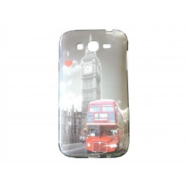 Coque TPU Samsung Galaxy Grand I9080 "I love London" + film protection écran offert