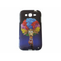 Coque TPU Samsung Galaxy Grand I9080 girafe clown + film protection écran offert