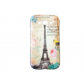 Coque TPU Samsung Galaxy Grand I9080 tour Eiffel + film protection écran offert