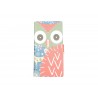Pochette pour Sony Xperia Z3 compact hibou rouge + film protection écran