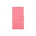 Pochette pour Sony Xperia Z3 compact rose + film protection écran