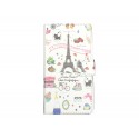 Pochette pour Sony Xperia M2 tour Eiffel+ film protection écran offert