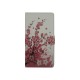 Pochette pour Wiko Darkmoon petites fleurs roses+ film protection écran