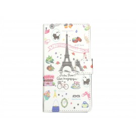 Pochette pour Wiko Darkmoon Tour Eiffel+ film protection écran