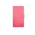 Pochette pour Wiko Sunset rose + film protection écran