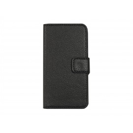 Pochette simili-cuir pour Nokia Lumia 630 noire  + film protection écran