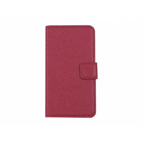 Pochette simili-cuir pour Nokia Lumia 630 rose + film protection écran