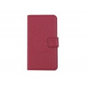 Pochette simili-cuir pour Nokia Lumia 630 rose + film protection écran